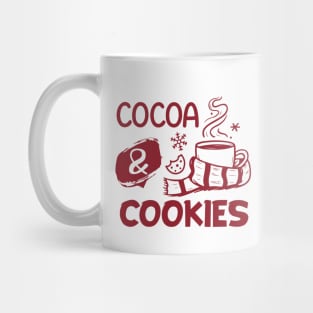 Hot Cocoa Baking Lover Winter Season Gifts, Cookies & Cocoa Mug